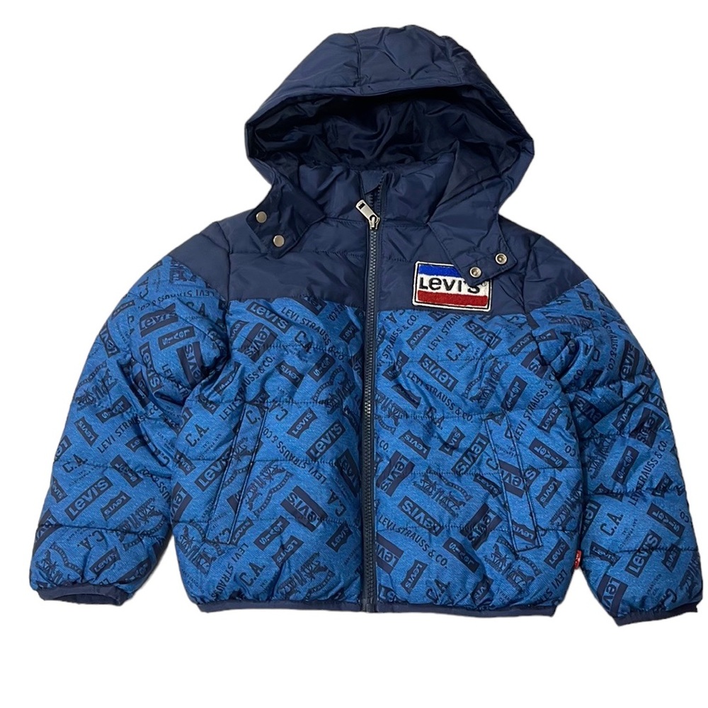Levi's Little Boys Chenille Puffer Iii Jacket